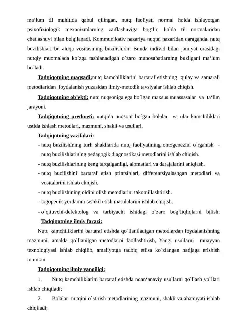 Nutq kamchiliklari va ularni bartaraf etish yo‘llari 4