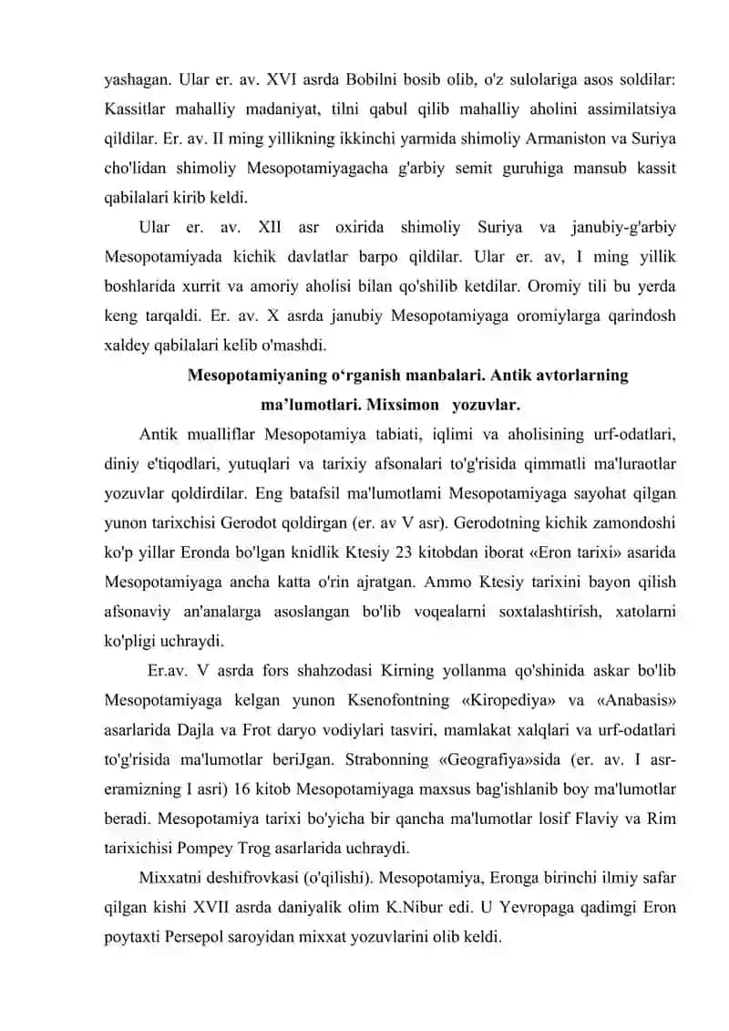 Qadimgi Mesopotamiya Shahar Davlatlari 4