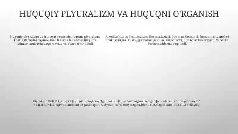Amerika Huquq Sotsiologiyasi Konsepsiyalari 4