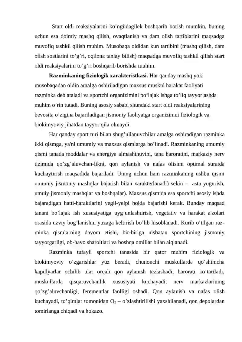 JISMONIY MASHQLARNING TA’SIRINI BELGILOVCHI OMILLAR 4