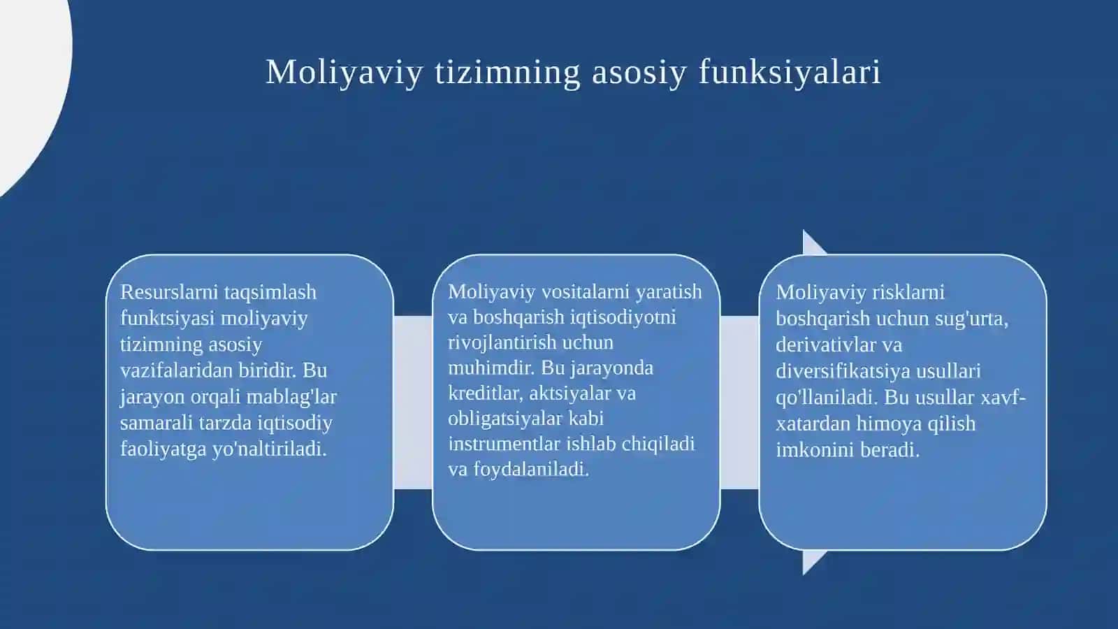 Moliyaviy tizim funksiyalari 4
