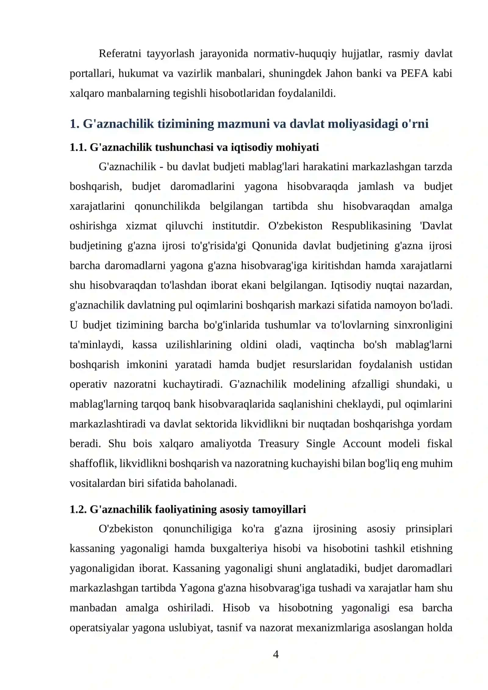 G'AZNACHILIK XIZMATI QO'MITASI FAOLIYATINI TASHKIL ETISH 4