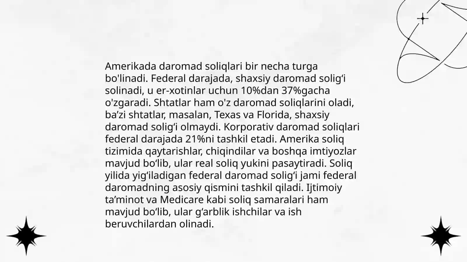Amerika daromad solig‘i 4