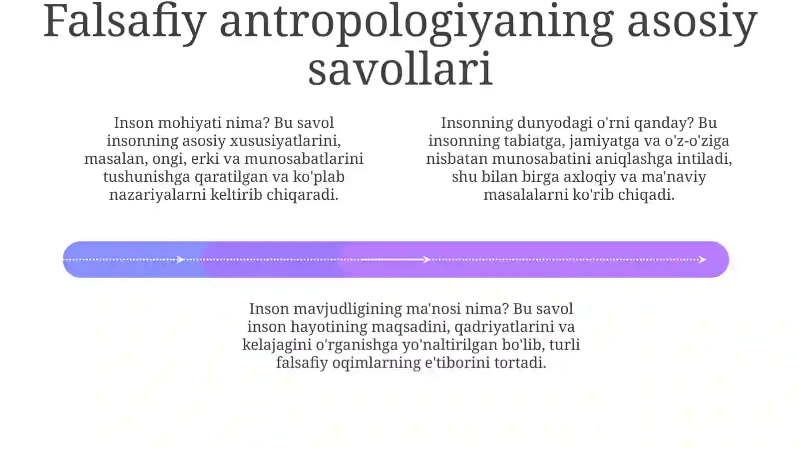 Falsafiy oktropologiya inson falsafasi 4