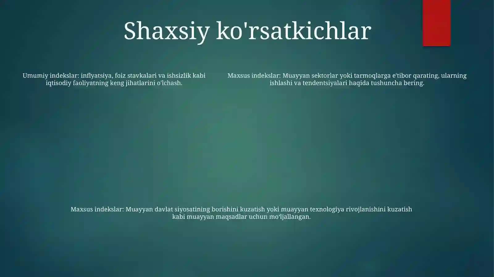 Aholi Tabiiy Harakati Ko‘Rsatkichlari: Umumiy, Xususiy Va MaxsusKo‘Rsatkichlar 4