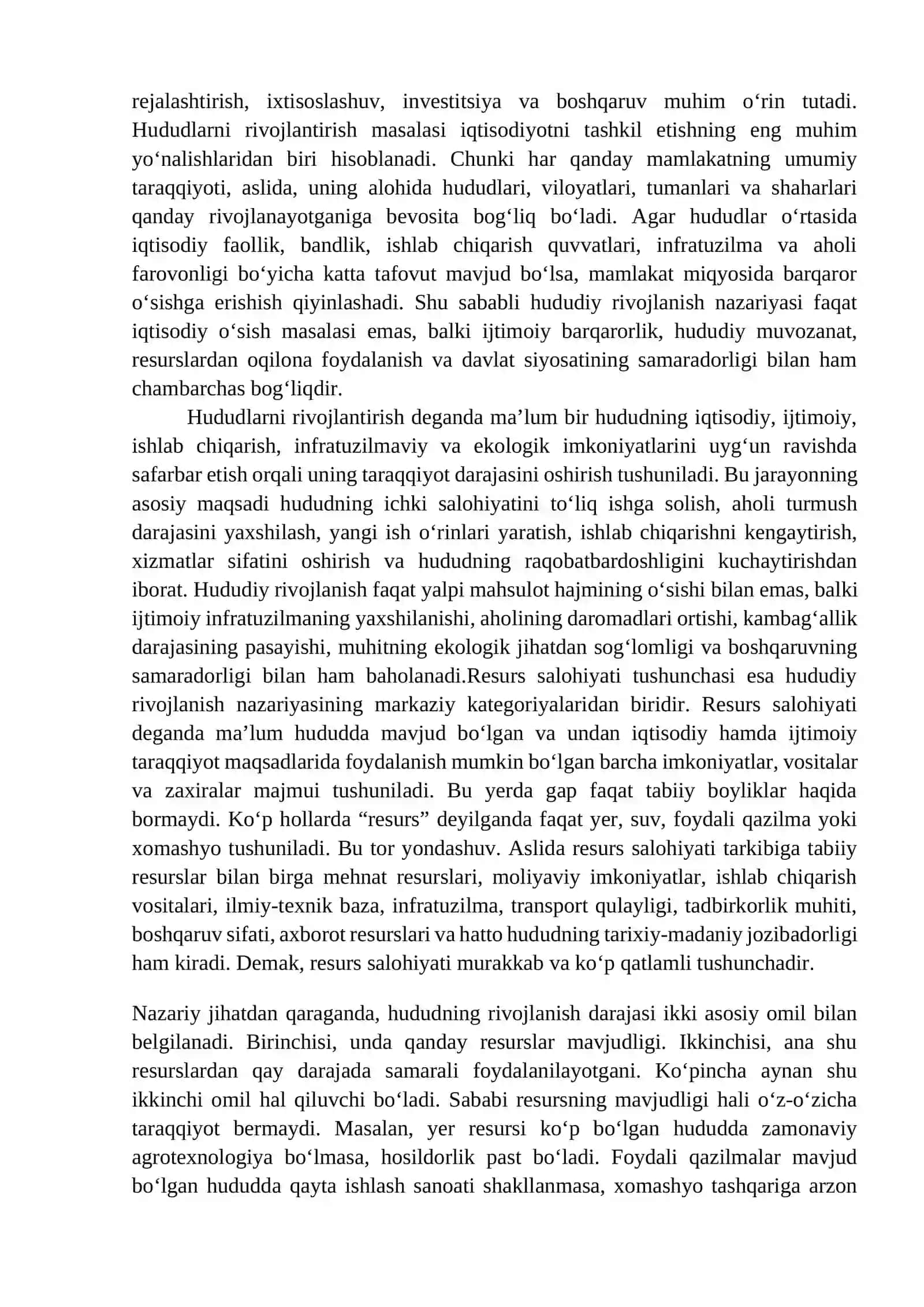 Hududlarni rivojlantirishda resurs salohiyatidan foydalanish 4