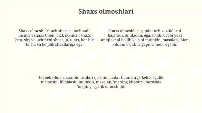 Olmoshning turlari 4