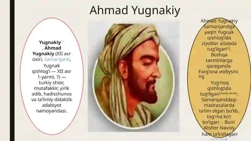 Ahmad Yassaviy va Ahmad Yugnakiy hayoti va ijodining manbalari 4