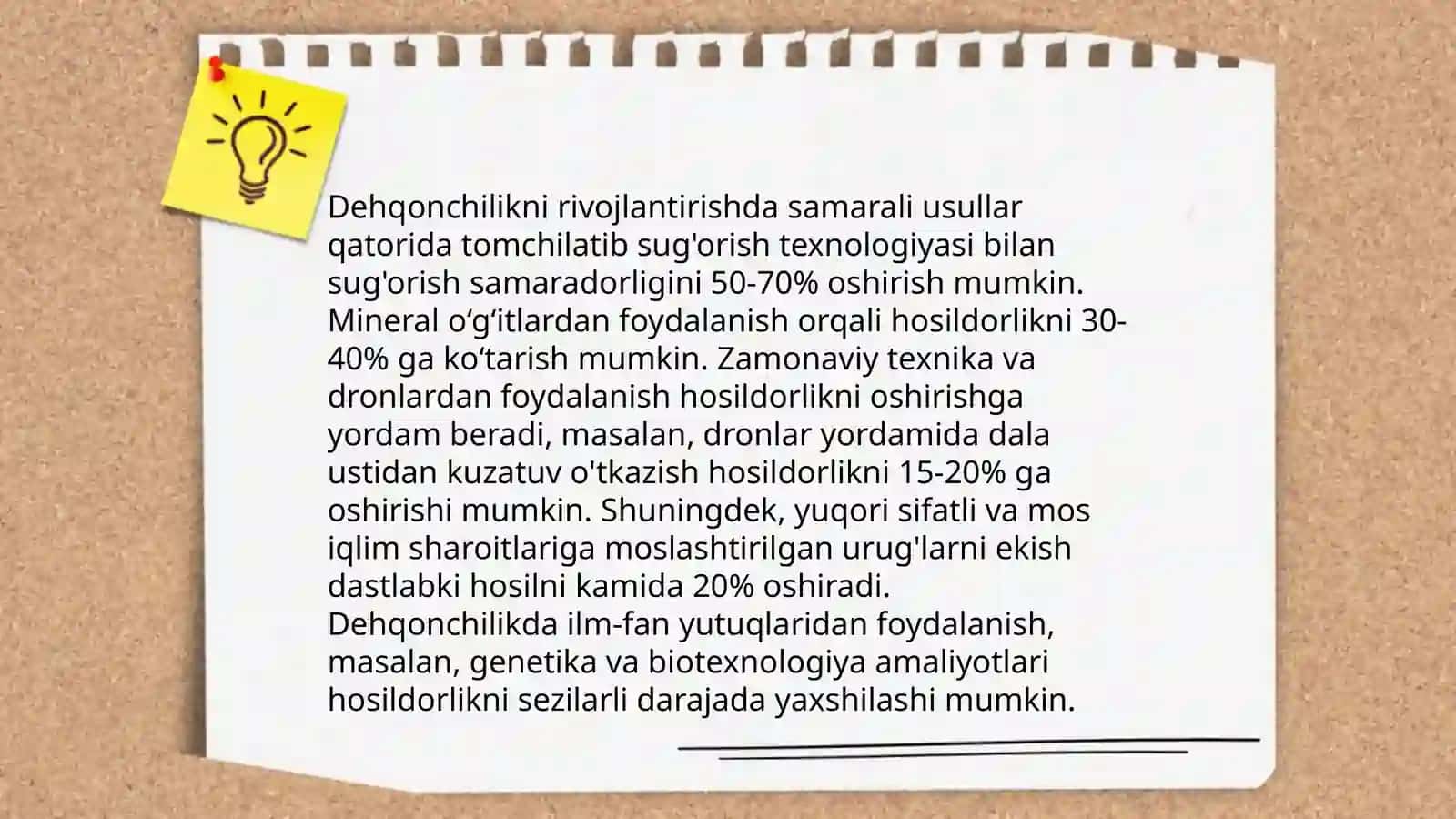 Yer resurslari va ulardan samarali foydalanish 4