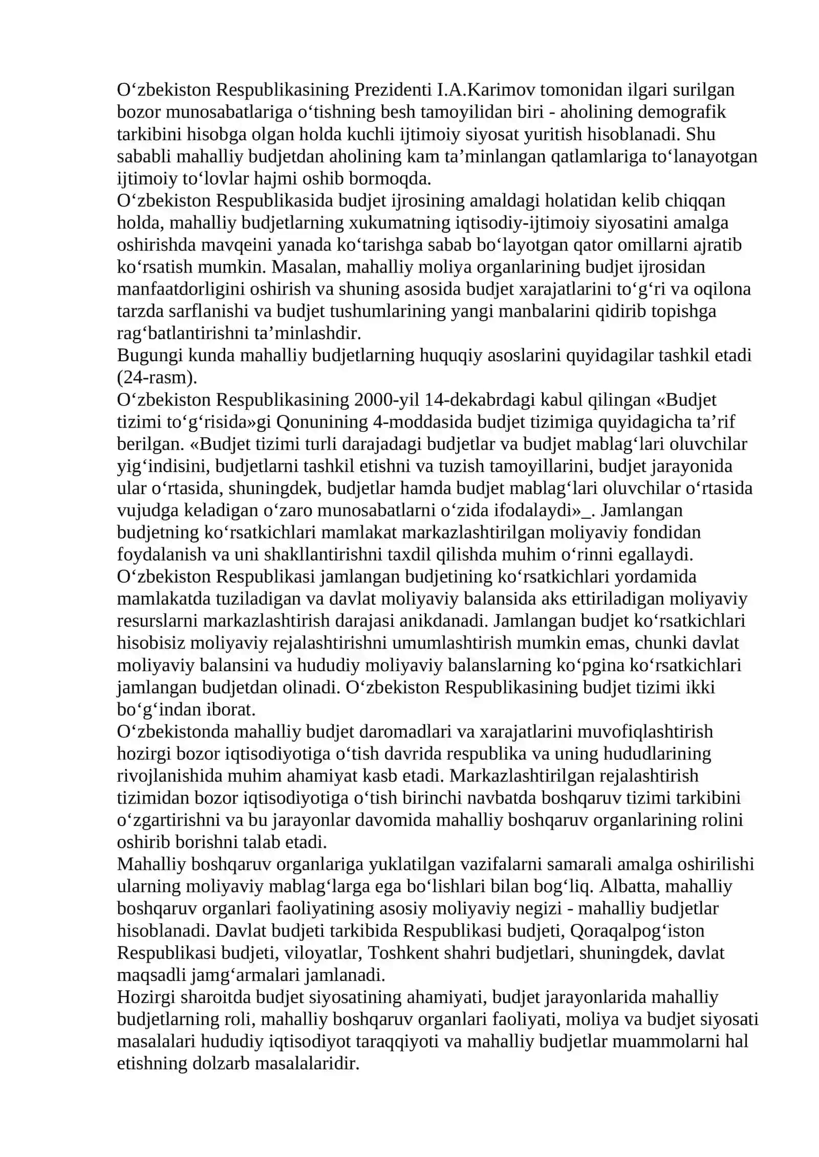 Mahalliy budjetlar va budjetlararo munosabatlar 4