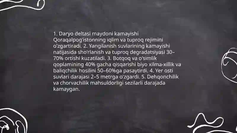 Amudaryo pastki oqimining landshaft zonalari taqsimoti 4