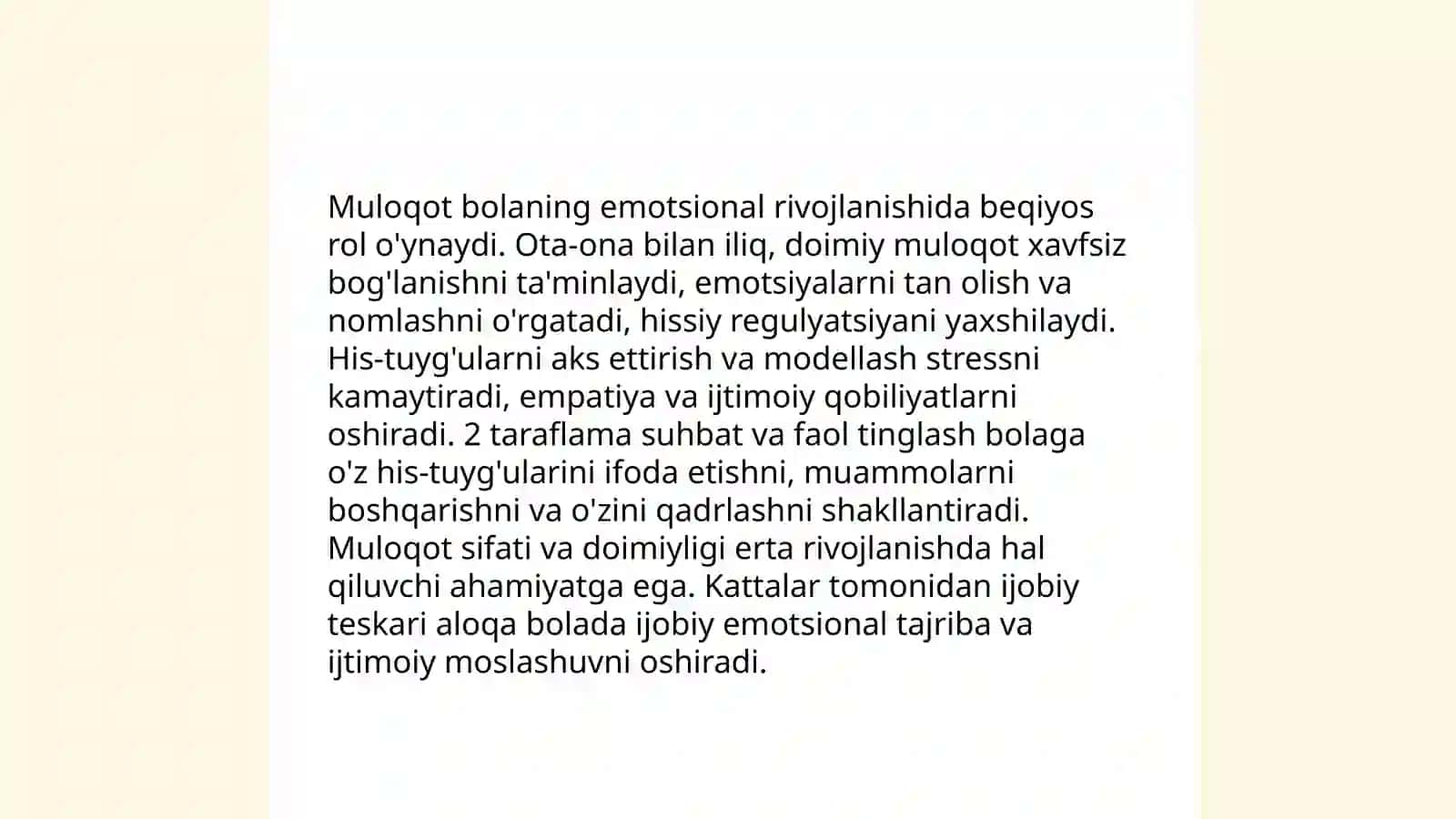 Inson psixik taraqqiyotida muloqotning ahamiyati 4