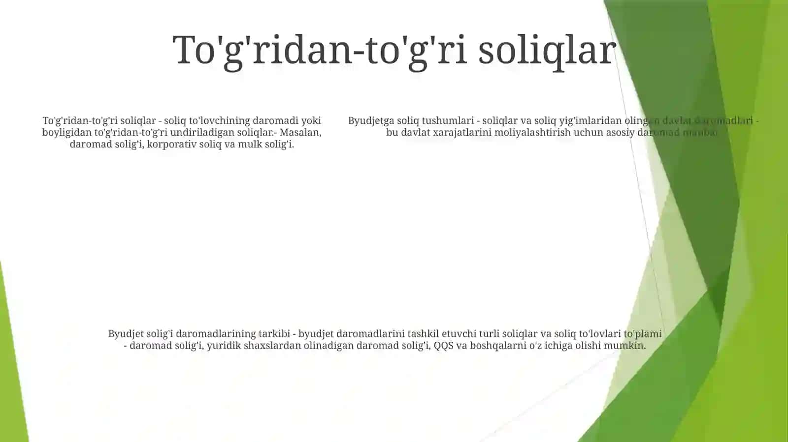 Byudjetning SoliqliDaromadlariTarkibi 4