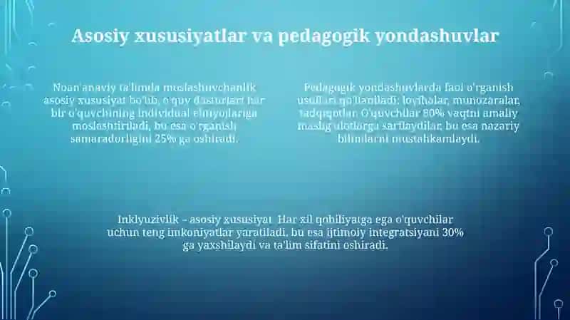 Ta‘lim nitashkiletishning noan'anaviy shakllari 4