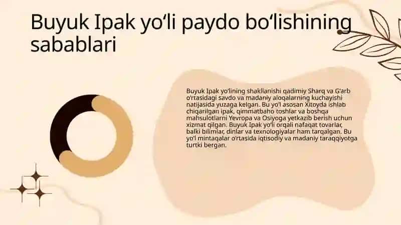 Buyuk Ipak yo‘lining shakllanishi tarixi 4