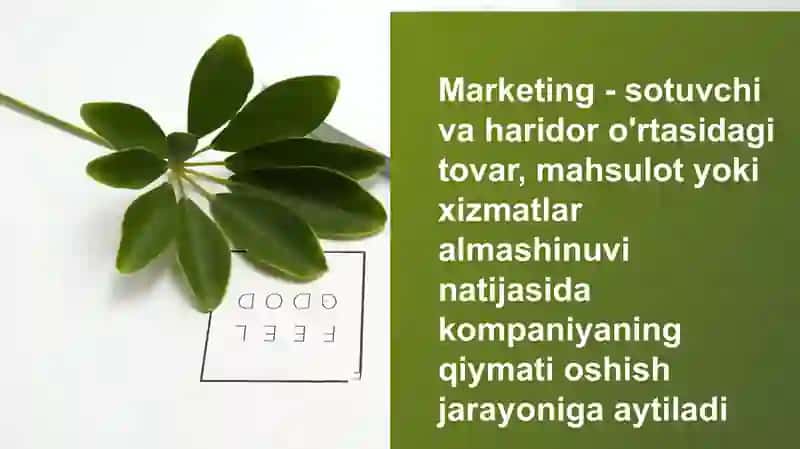 Marketing fanidagi taqdimot 4