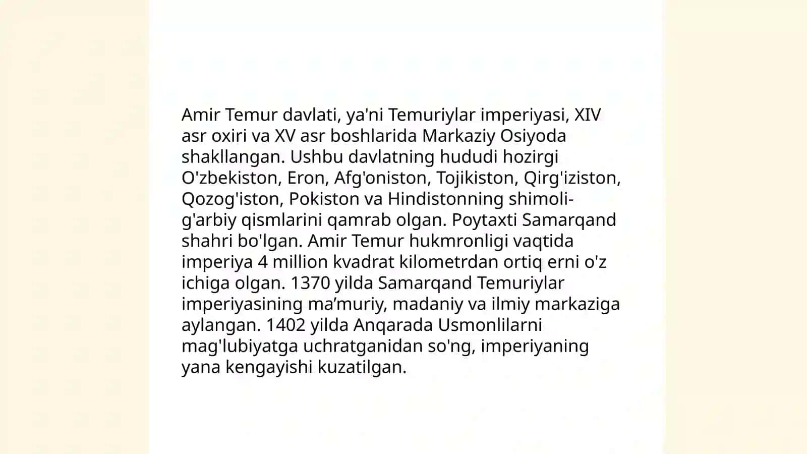 Amir Temur davlati 4