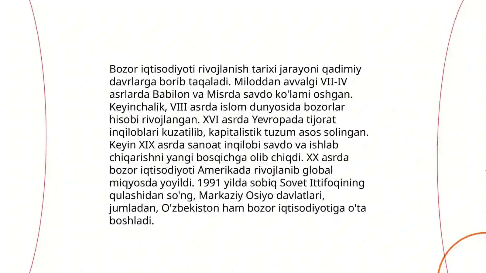 Bozor iqtisodiyotining mazmuni va amal qilishi 4