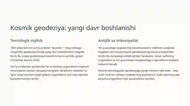 Zamonaviy Kosmik Usullar 4