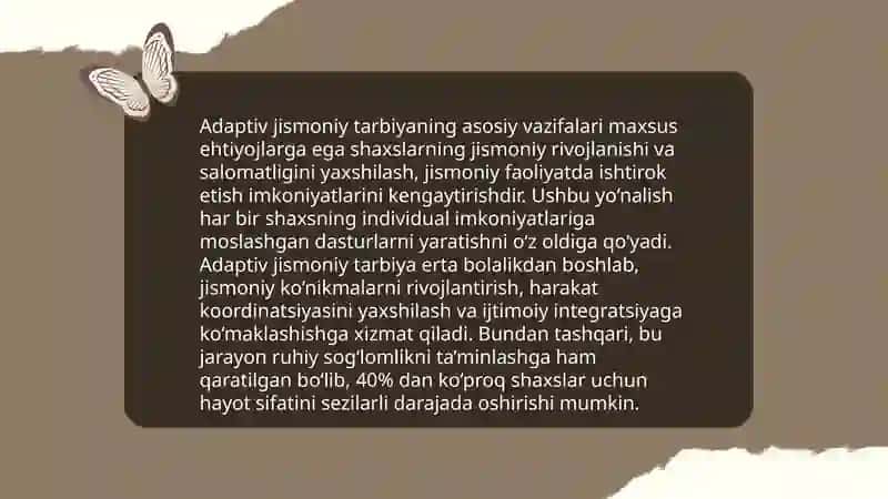 Adaptiv jismoniy tarbiyaning funksiyalari va tarkibiy qismlari 4