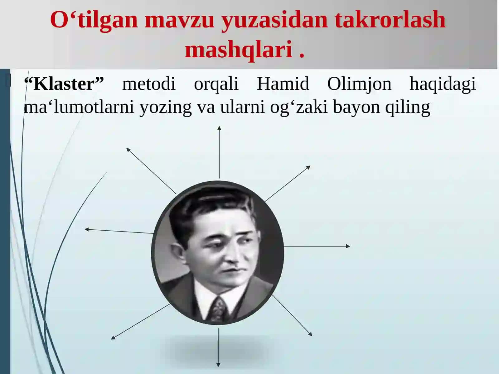 TINGLASH VA GAPIRISH MALAKASINI SHAKLLANTIRISH 4