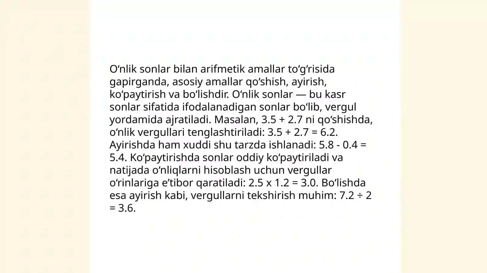 Nomanfiy sonlar ustida arifmetik amallarni o‘rgatish metodikasi 4