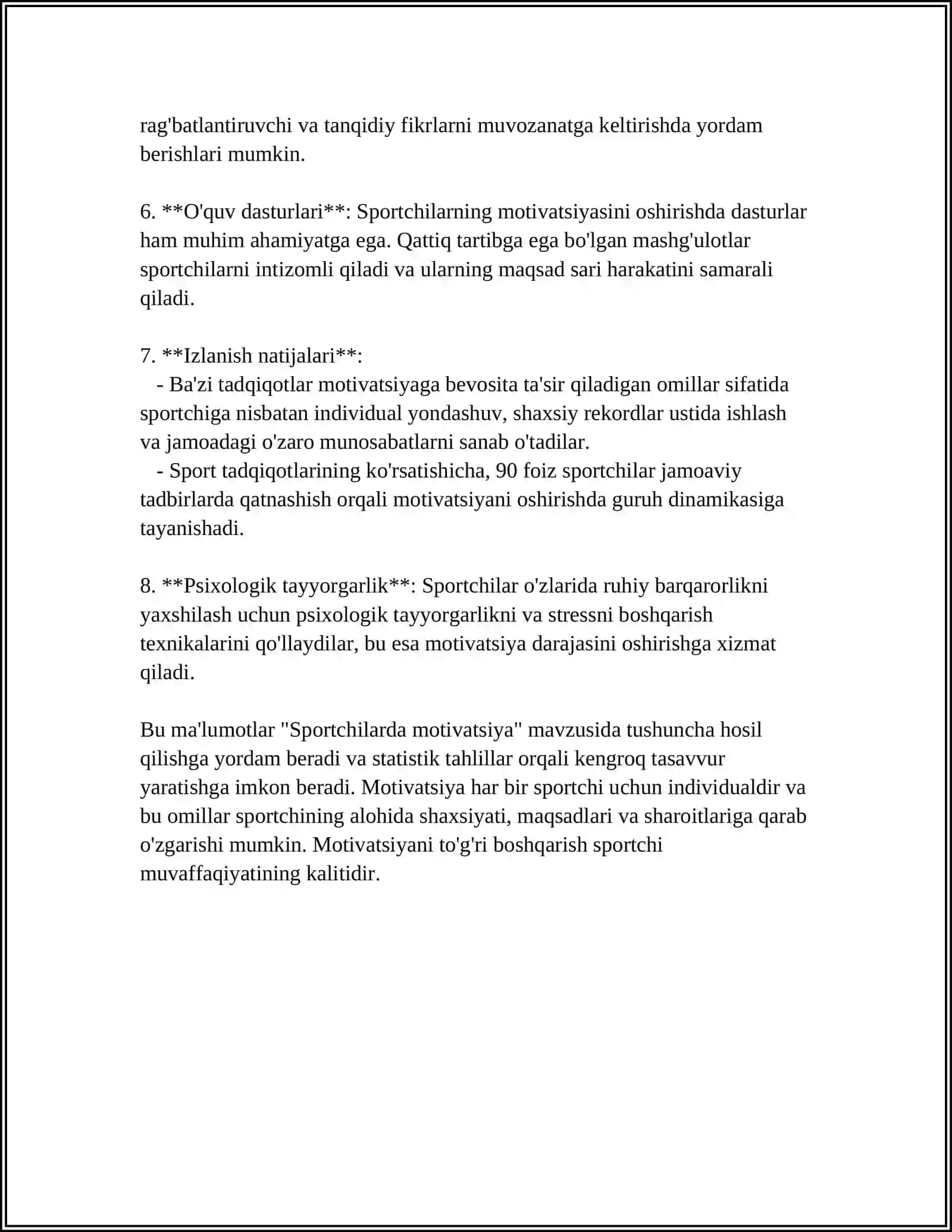 SPORTCHILARDA BILISH JARAYONLARI VA ULARNI RIVOJLANTIRISHNING PSIXOLOGIK AHAMIYATI 4