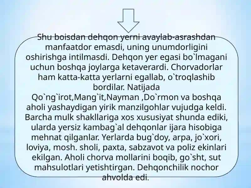 XVI-XIX asrlarda Buxoro aholisining maishiy turmush tarzi 4