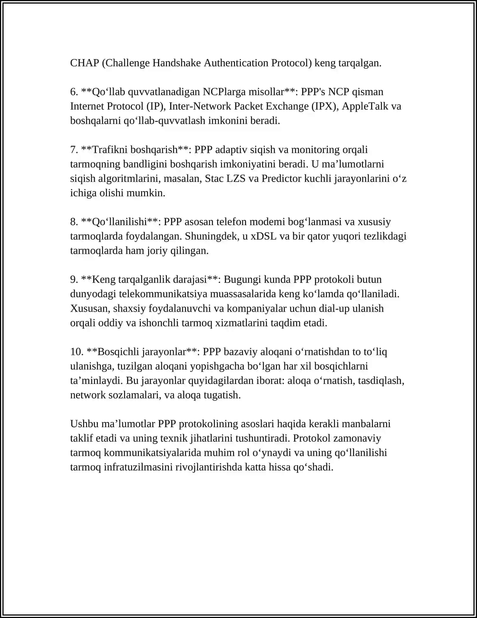 PPP Protokoli 4