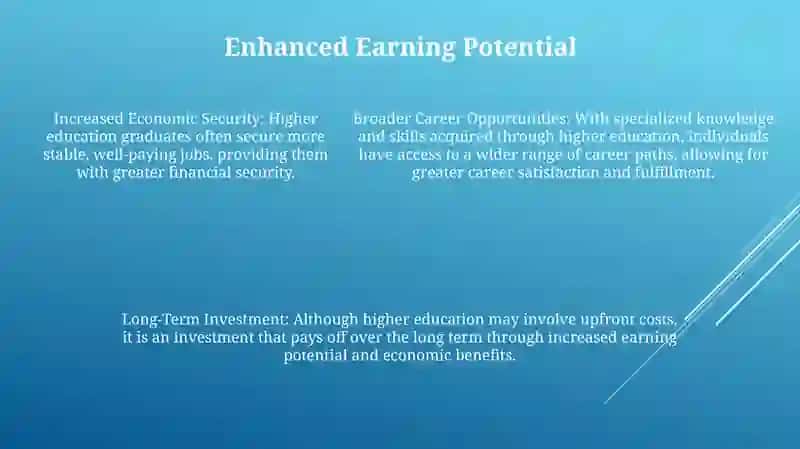 Higher Education: Key to a Brighter Future 4