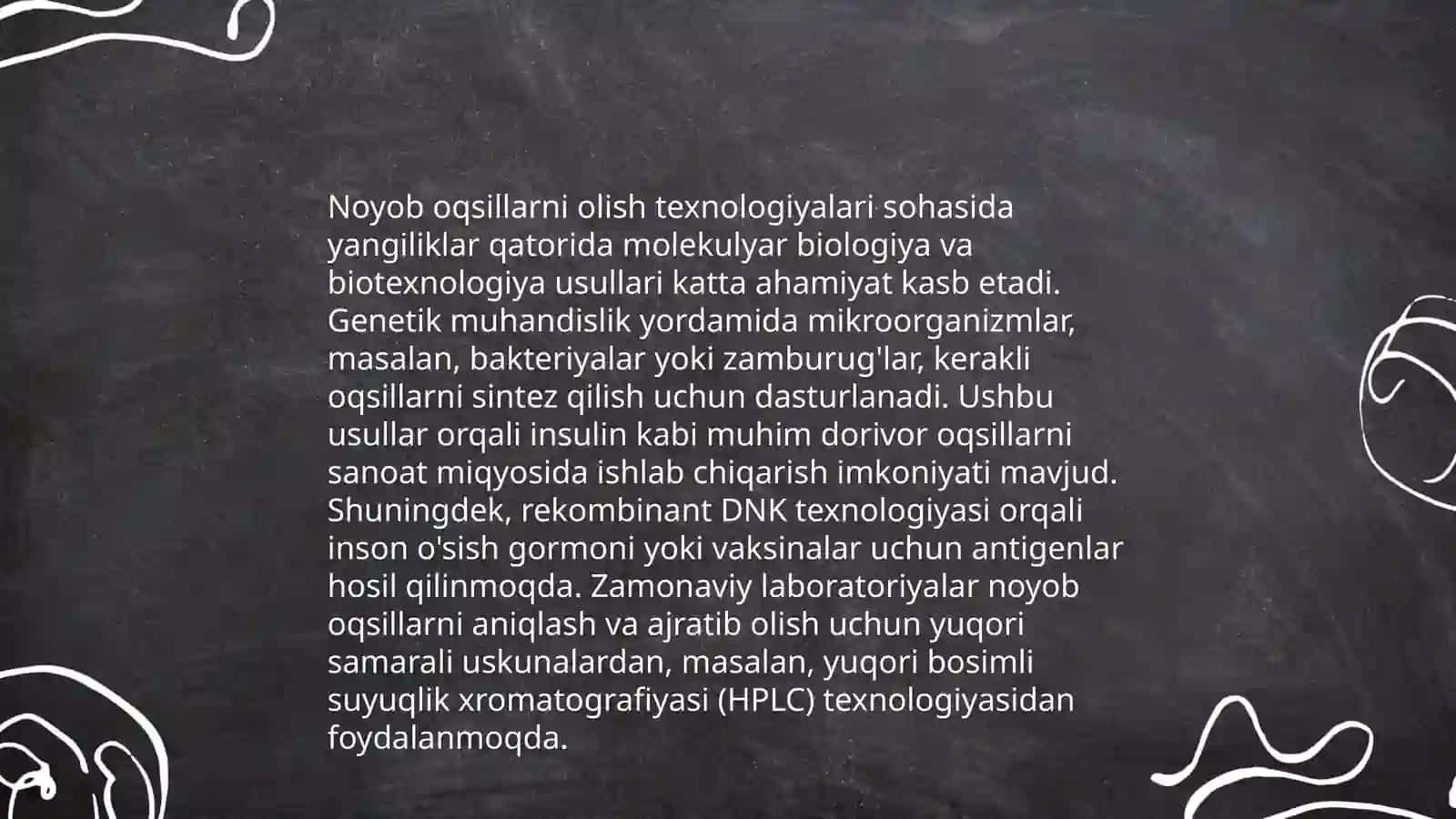 Gen muhandusligi yordamida noyob oqsillarni olish 4