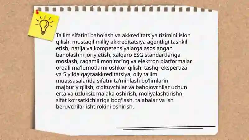 Oliy ta'lim tizimining boshqaruv va muassasa avtonomiyasi 4