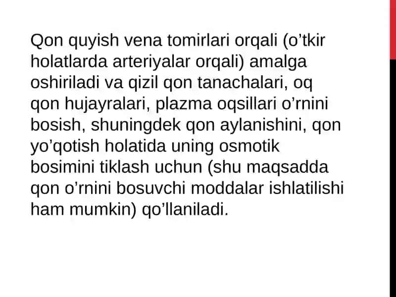 qon quyish paytida zaxim infeksion asoratlari, sabablari, klinikasi, tashxisi va oldini olish 4