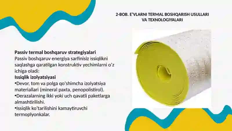 “E'vlarda termal boshqaruv stratgeylari” 4