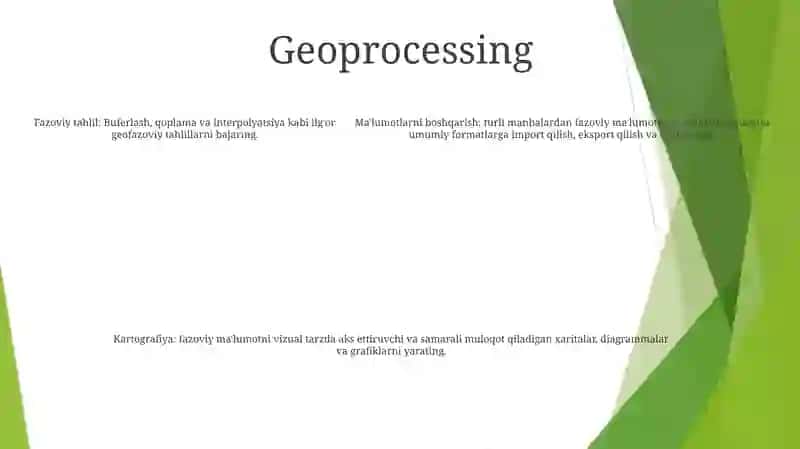 Arcmap Dasturining Asosiy Vazifalari 4