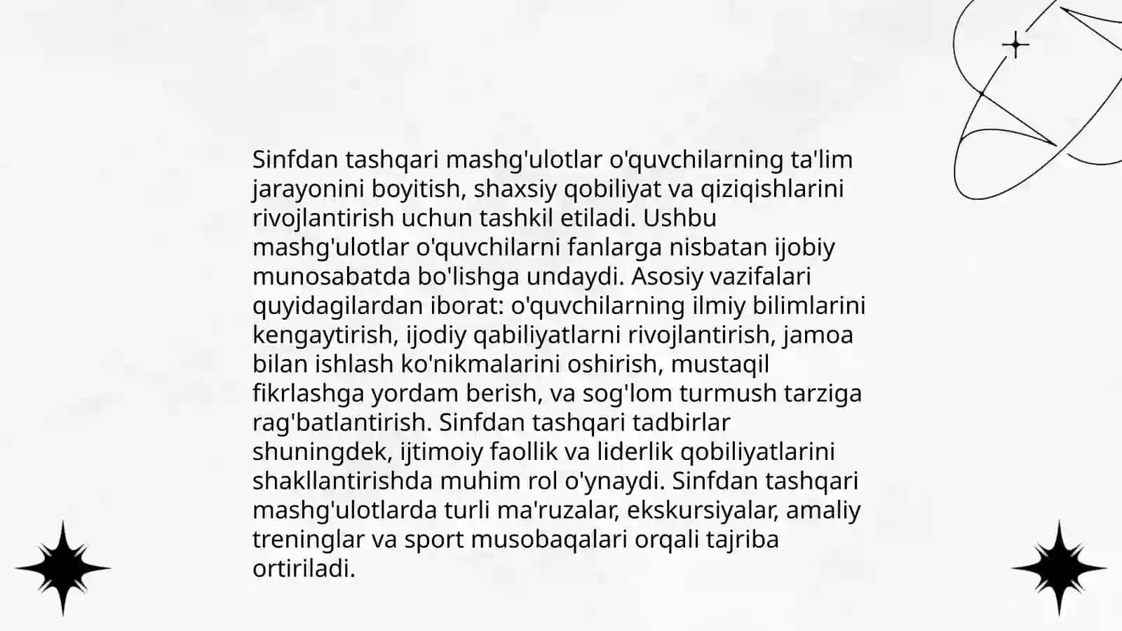 Sinfdan tashqari mashgʻulotlarda arifmetik amallarni oʻrgatish metodikasi 4