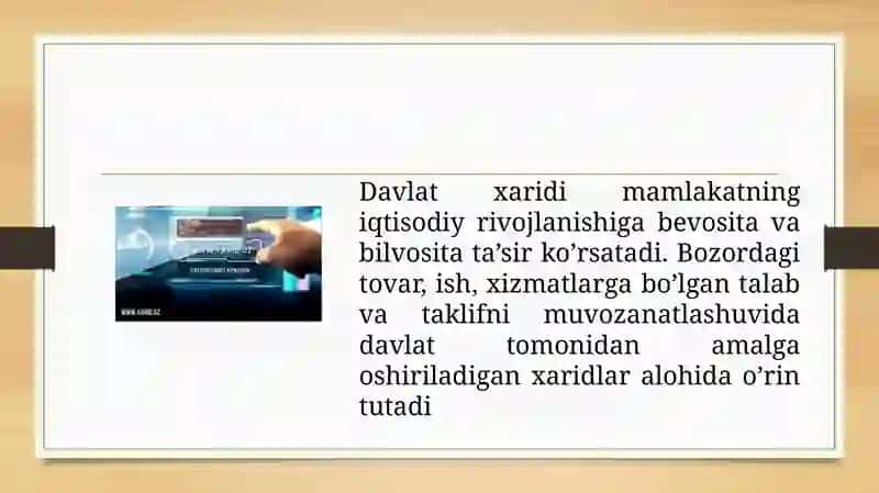 Davlat xaridlari tizimini boshqarishning xorijiy mamlakatlar tajribasi 4