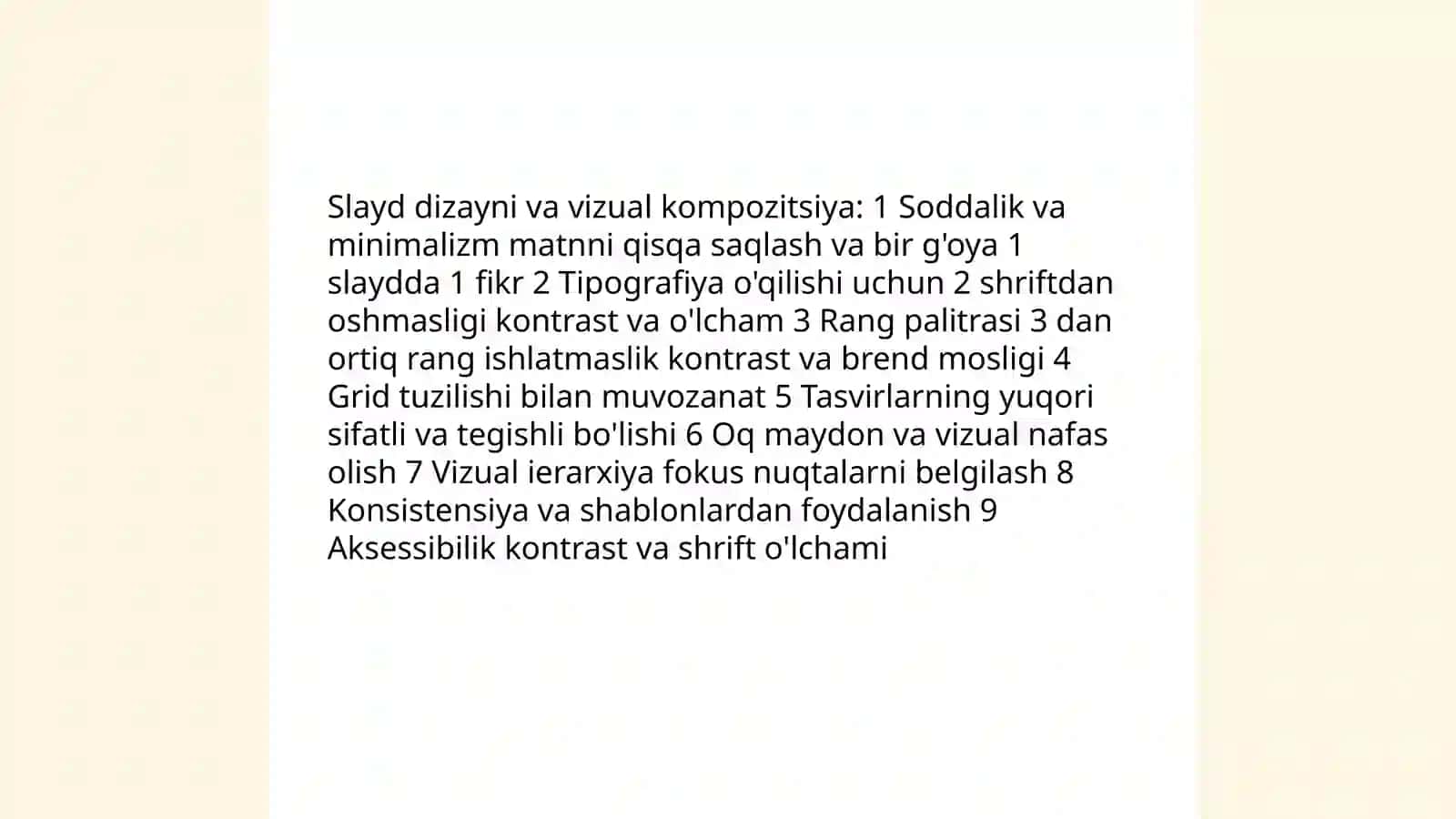 PowerPoint asoslari: interfeys va slaydlar bilan ishlash 4