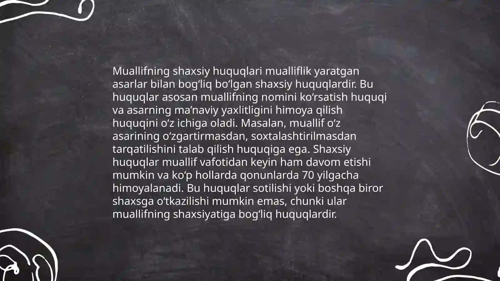 Muallifning shaxsiy-nomulkiy huquqlari 4