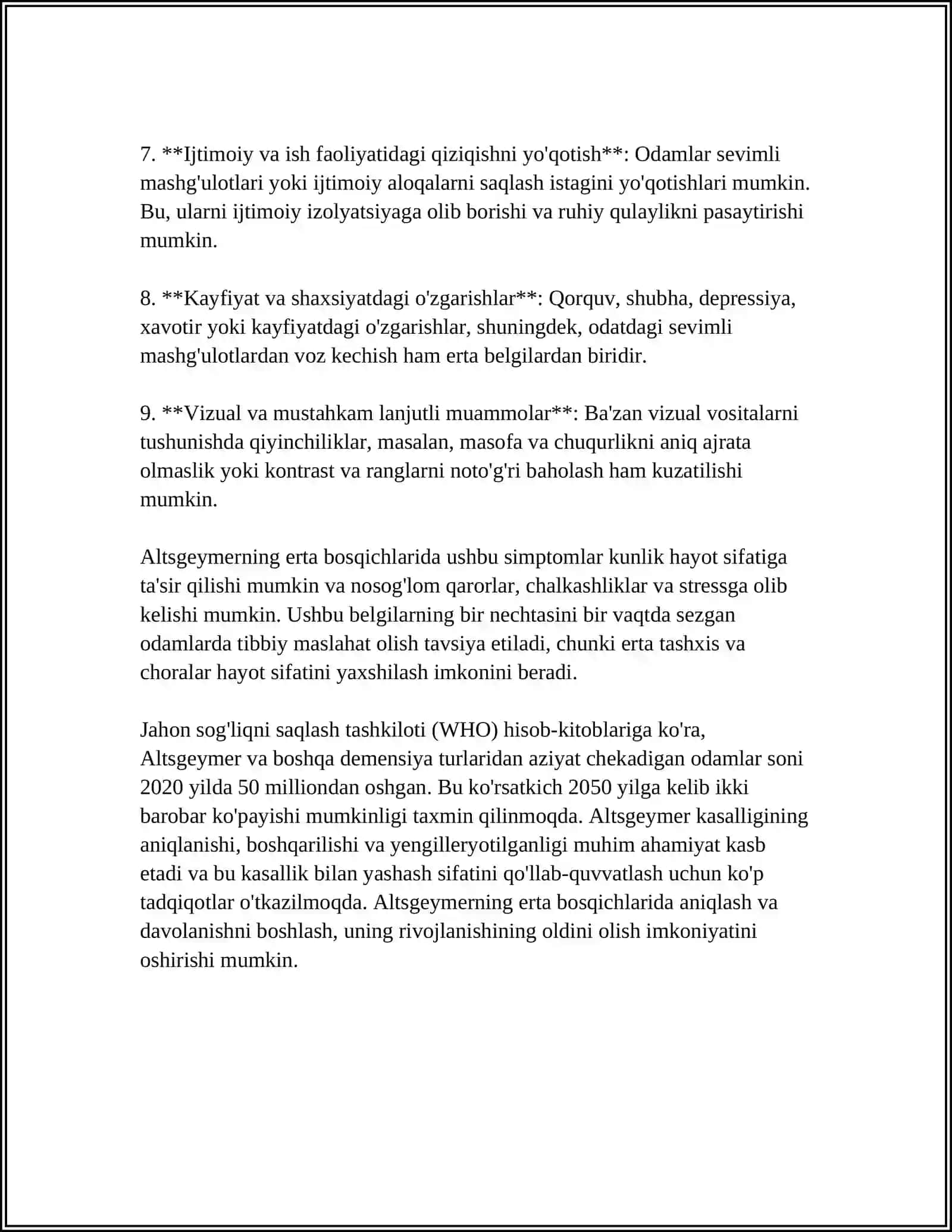 ALTISGEYMER KASALIGI PROFILAKTIKASI 4