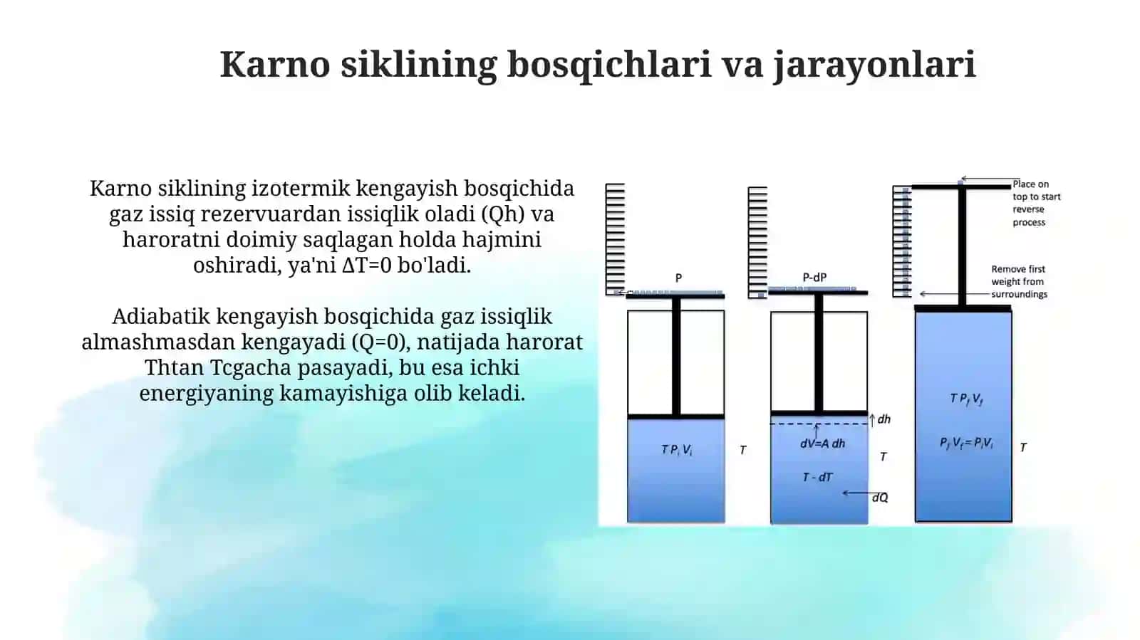 Karno sikli. Issiqlik mashinasining maksimal foydali ish koeffitsiyenti 4