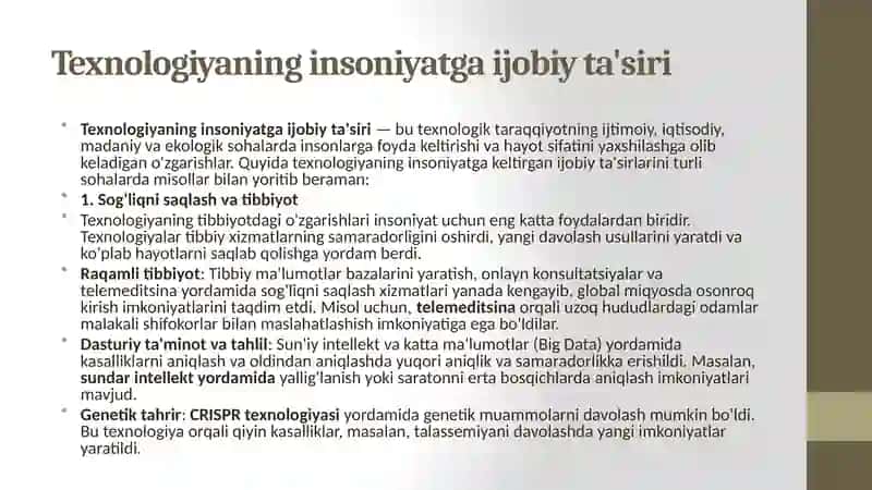 Texnologik taraqqiyot va inson tafakkuri: Ijtimoiy oqibatlar 4
