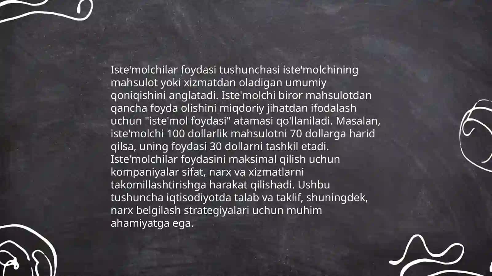 Iste'molchilar tanlovi Nazariyasi 4
