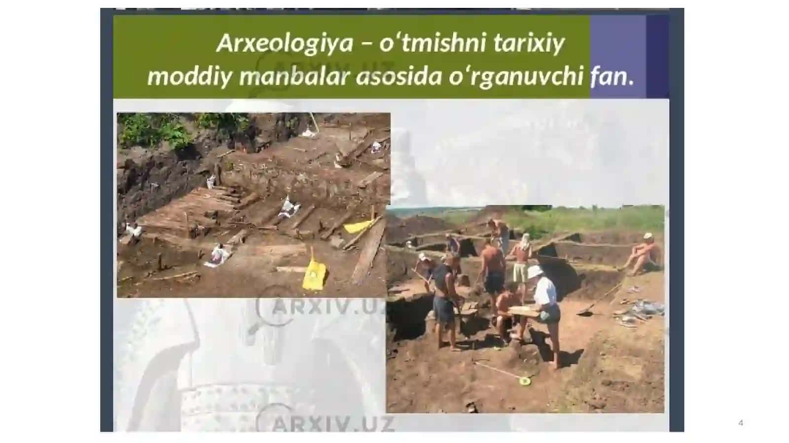 О‘lkashunoslik tarixini о‘rganishda arxeologik va me’moriy yodgorliklarning o`rni 4