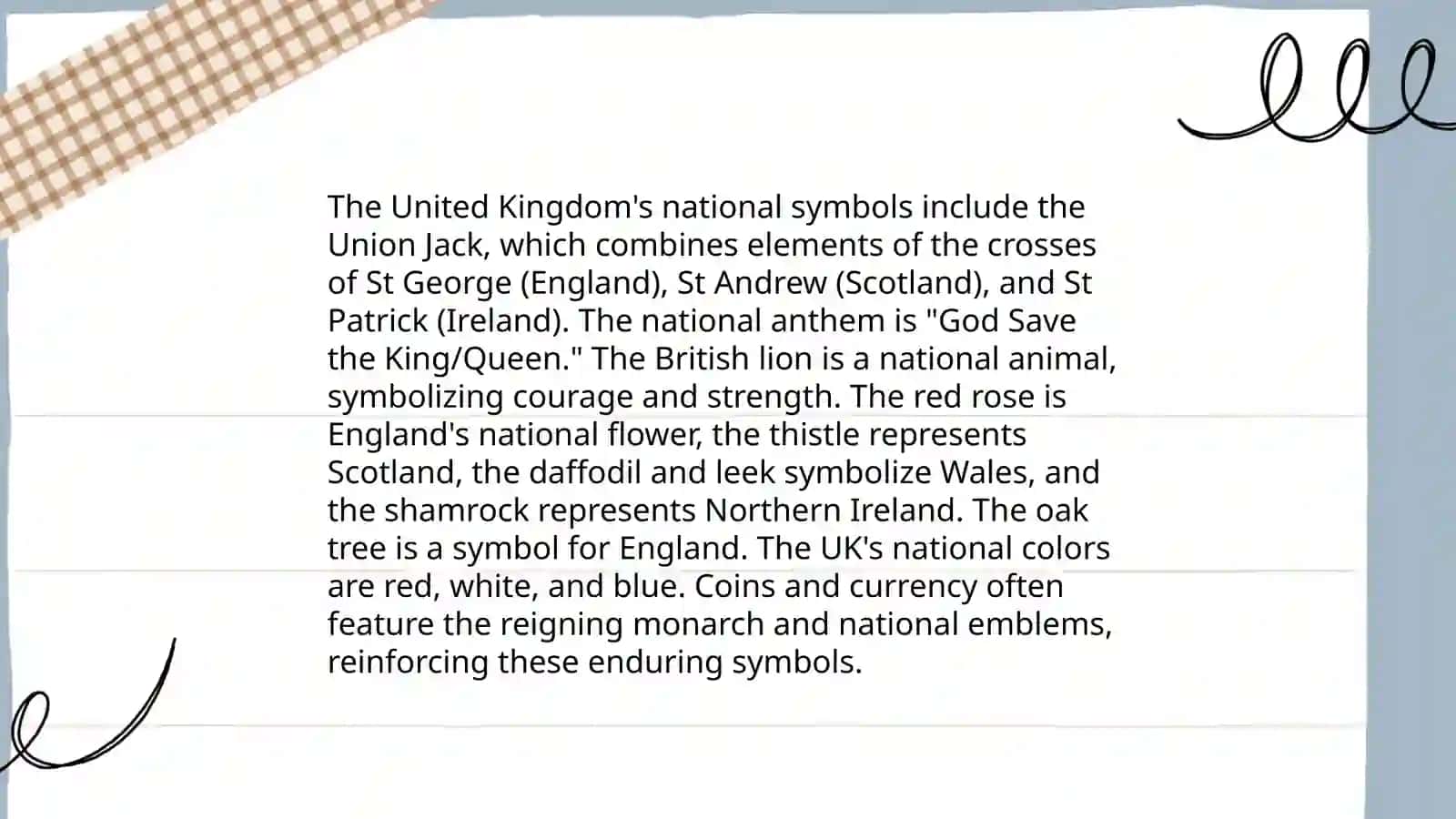 National symbols of English speaking countries 4