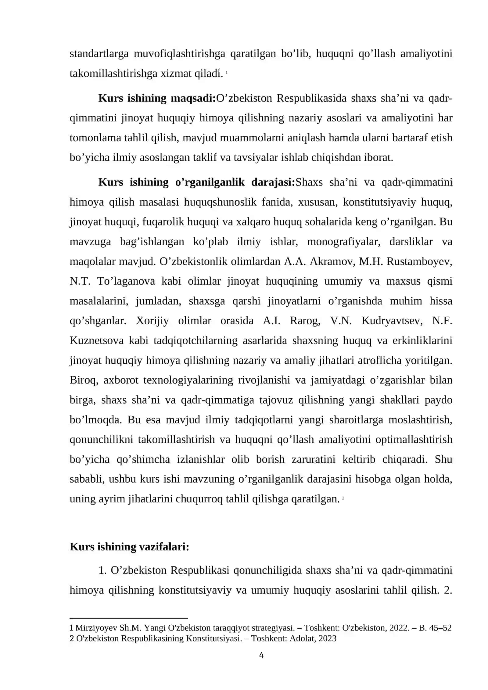O’ZBEKISTON RESPUBLIKASIDA SHAXS SHA’NI VA QADR-QIMMATINI JINOIY HUQUQIY HIMOYA QILISH 4