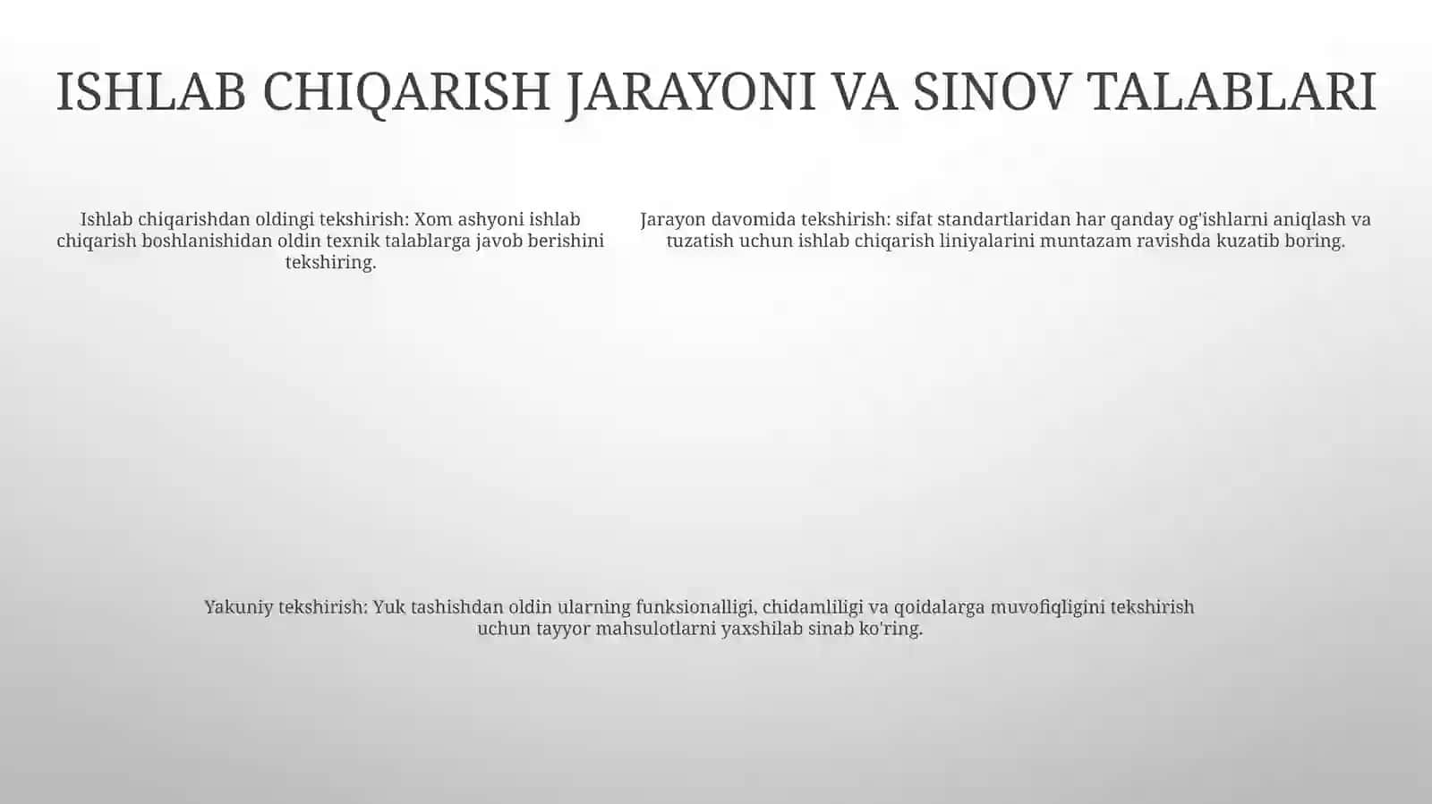 Jilvirlash Dastgohlarini Ishlab Chiqarishda Sinash 4