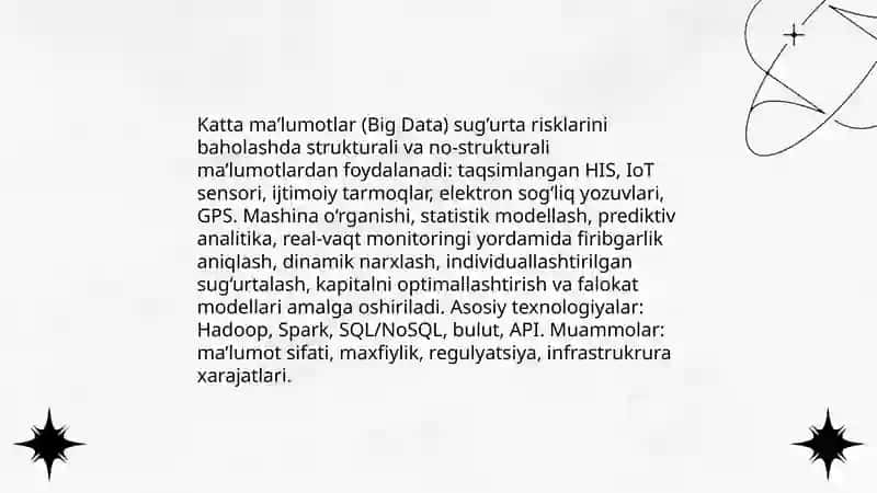 Sug’urta bozorida insurtech startaplar va raqamli platformalar 4