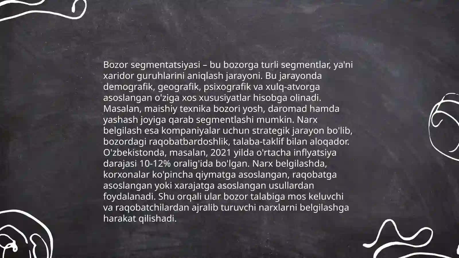 Turistik mahsulotga narx belgilash strategiyasi 4