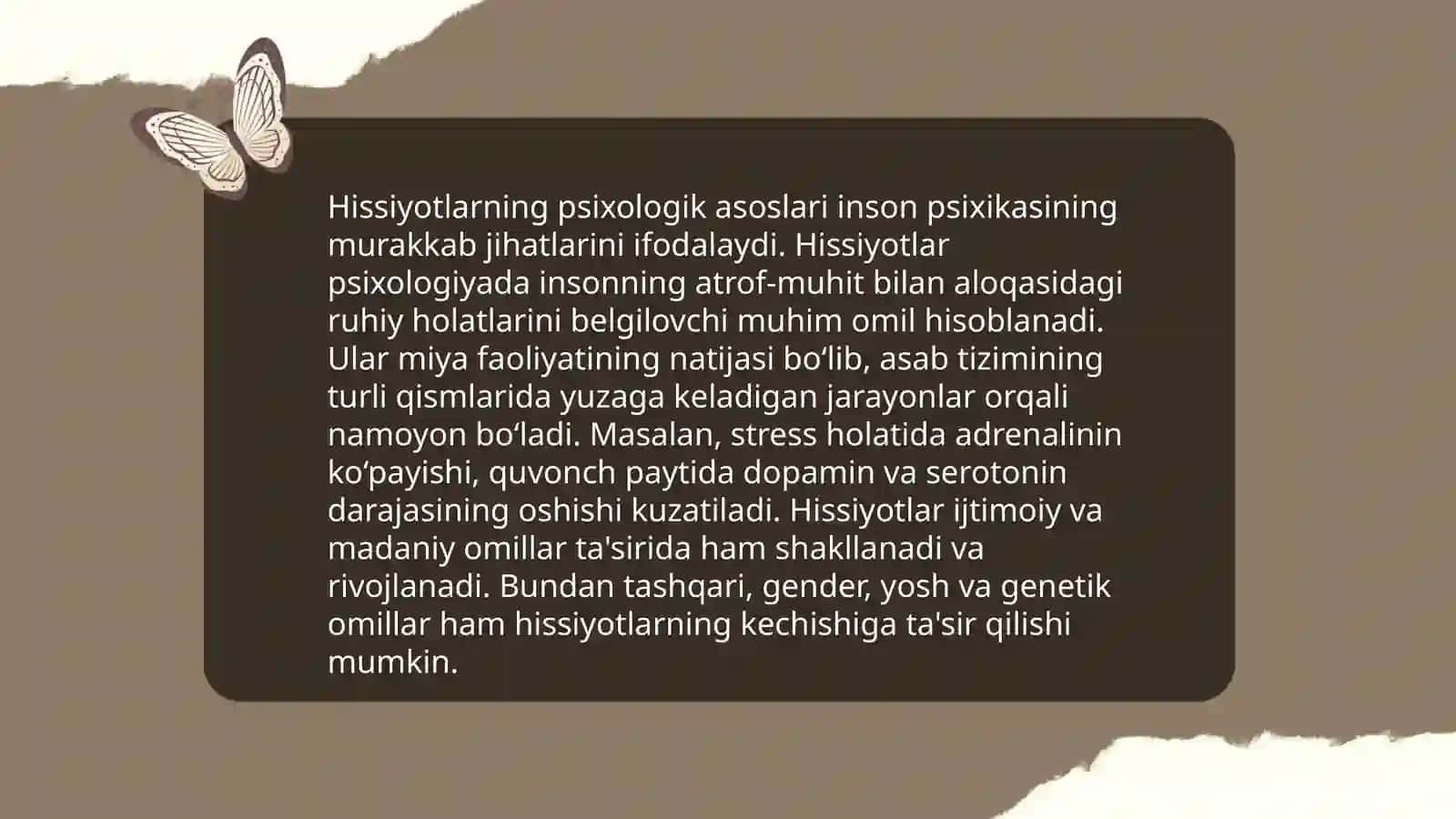 Hissiyotning shakllanishi va rivojlanish bosqichlari 4